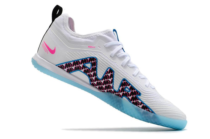 Chuteira Nike Air Zoom Mercurial Vapor XV Pro Futsal - Branco e Azul