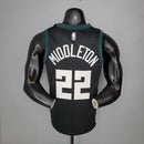 Regata Milwaukee Bucks Masculina - Preta
