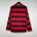 Camisa Flamengo Retrô Manga Longa 2008/2009 - Vermelha e Preta