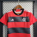 Kit Infantil Flamengo 23/24 Adidas - Rubro Negro