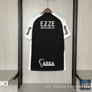 Camisa Corinthians Away 2025/26 com patrocínios torcedor