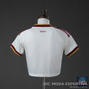 Camisa Espanha 2026 Home feminina modelo cropped