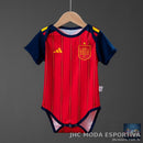 Camisa infantil Espanha 26/27 Home tamanho baby 9/12 meses