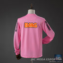 Camisa Santos Retrô 2012/13 Rosa Manga Longa Torcedor