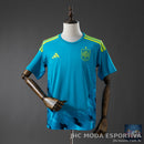 Camisa Espanha 2026 Goleiro Azul Torcedor