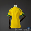 Camisa Retrô Feminina Brasil 1998 Home Seleção Brasileira