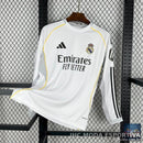 Camisa Real Madrid 25/26 Home Manga Longa Torcedor