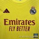 Camisa Real Madrid 25/26 Goleiro Infantil tamanhos 16 a 28