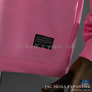 Camisa Santos Retrô 2012/13 Rosa Manga Longa Torcedor
