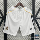 Shorts Real Madrid Home temporada 25/26 tamanhos S a XXL