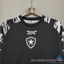 Camisa pré-jogo preta Botafogo temporada 2025/26