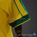 Camisa Retrô Brasil 1998 Home Feminina – Seleção Brasileira