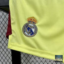 Camisa infantil Real Madrid 25/26 versão goleiro tamanhos 16-28