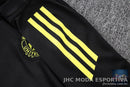Agasalho Manchester United 2025/26 preto tamanhos S a XXL